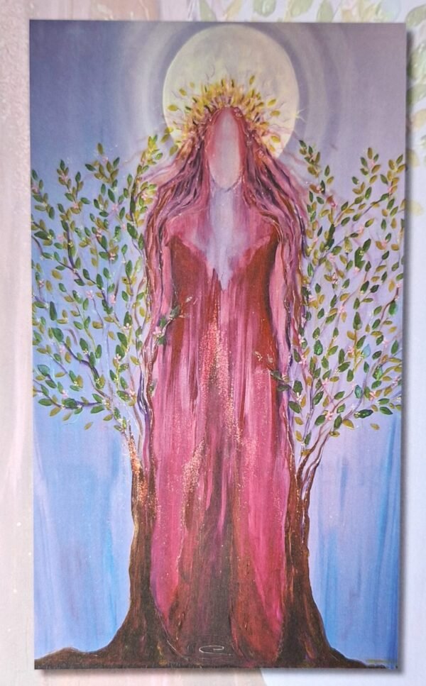 New wheel of the year sacred art cards created by Goddess artist Tiana - Rhiannon - Goddess of Beltane, Goddess of Love