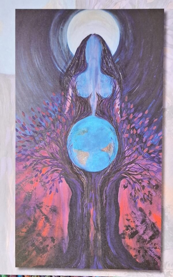 New wheel of the year sacred art cards created by Goddess artist Tiana - Banbha - Mother of Earth at Autumn Equinox
